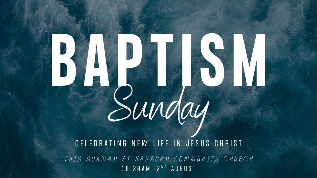 Baptism This Sunday