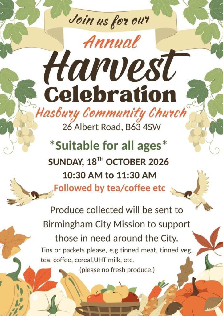 Harvest Celebration Halesowen
